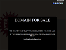 Tablet Screenshot of imsellingdomain.com